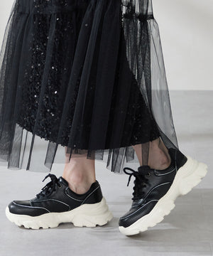 ラインストーン切替ダッドスニーカー/OT3769