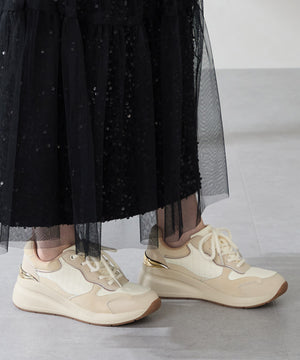 キルティング×グリッタースニーカー/OT3770