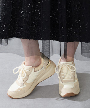 キルティング×グリッタースニーカー/OT3770