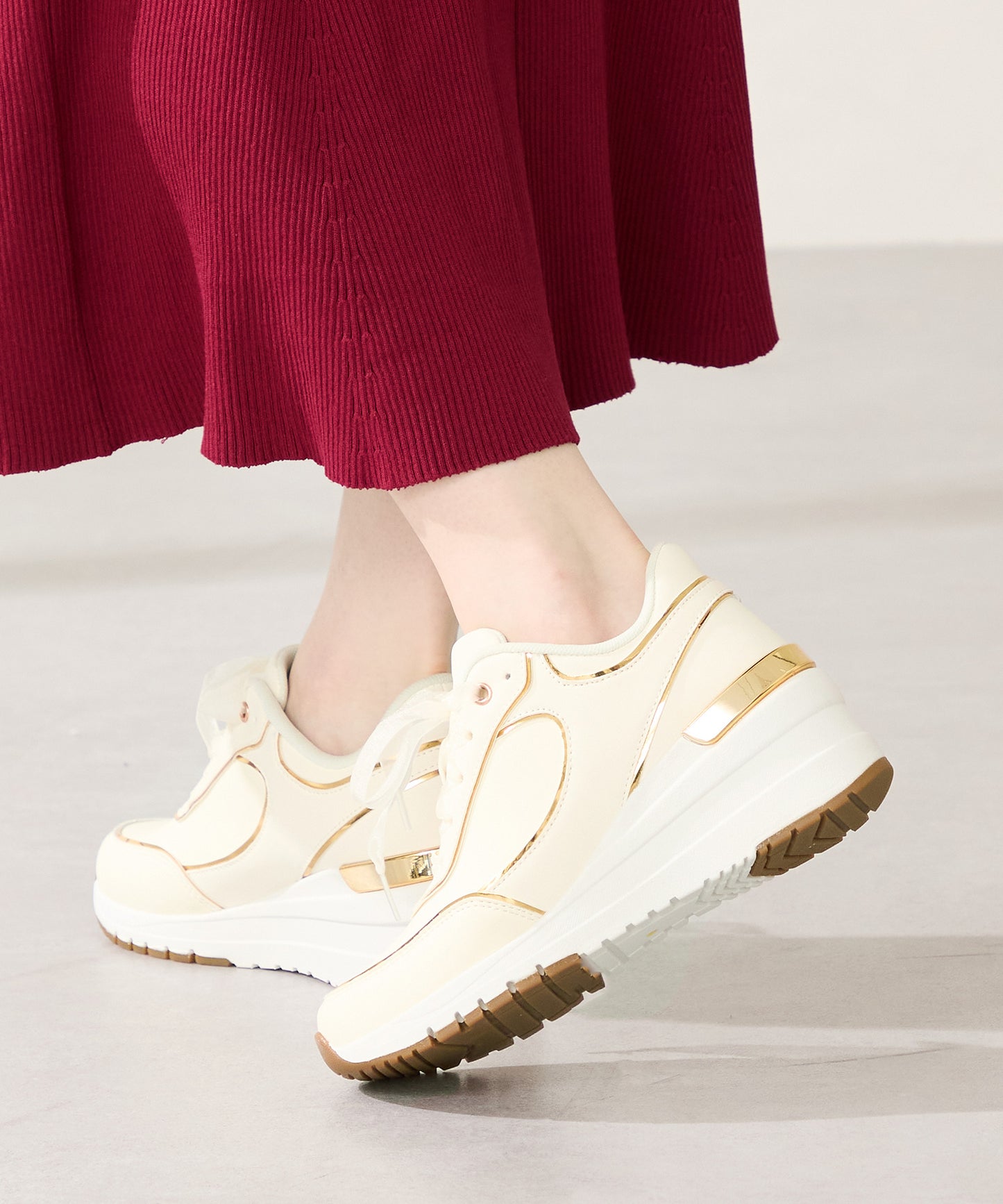 ヒールアップ2wayシューレーススニーカー/OT3775