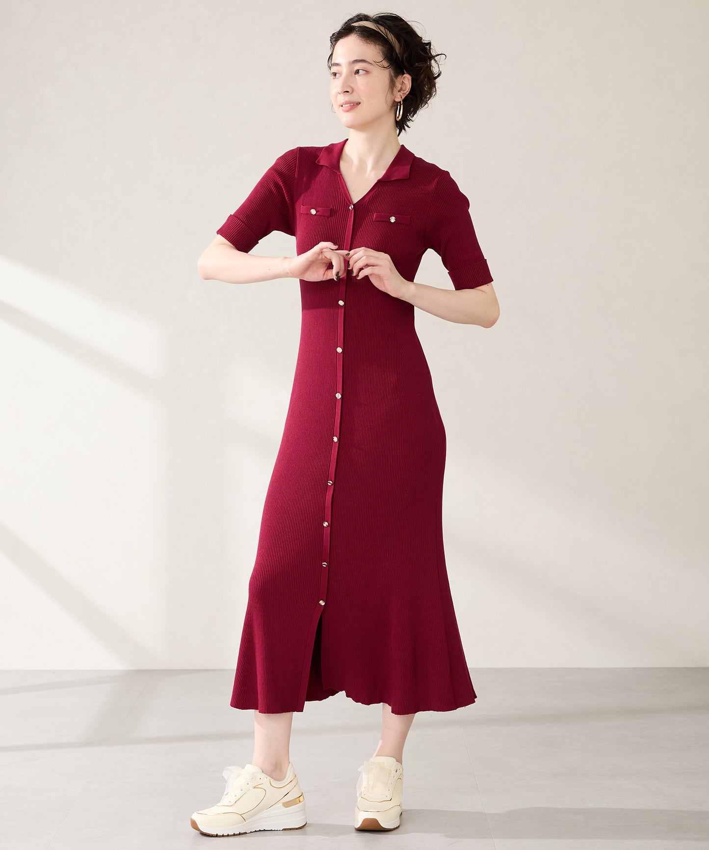 ヒールアップ2wayシューレーススニーカー/OT3775