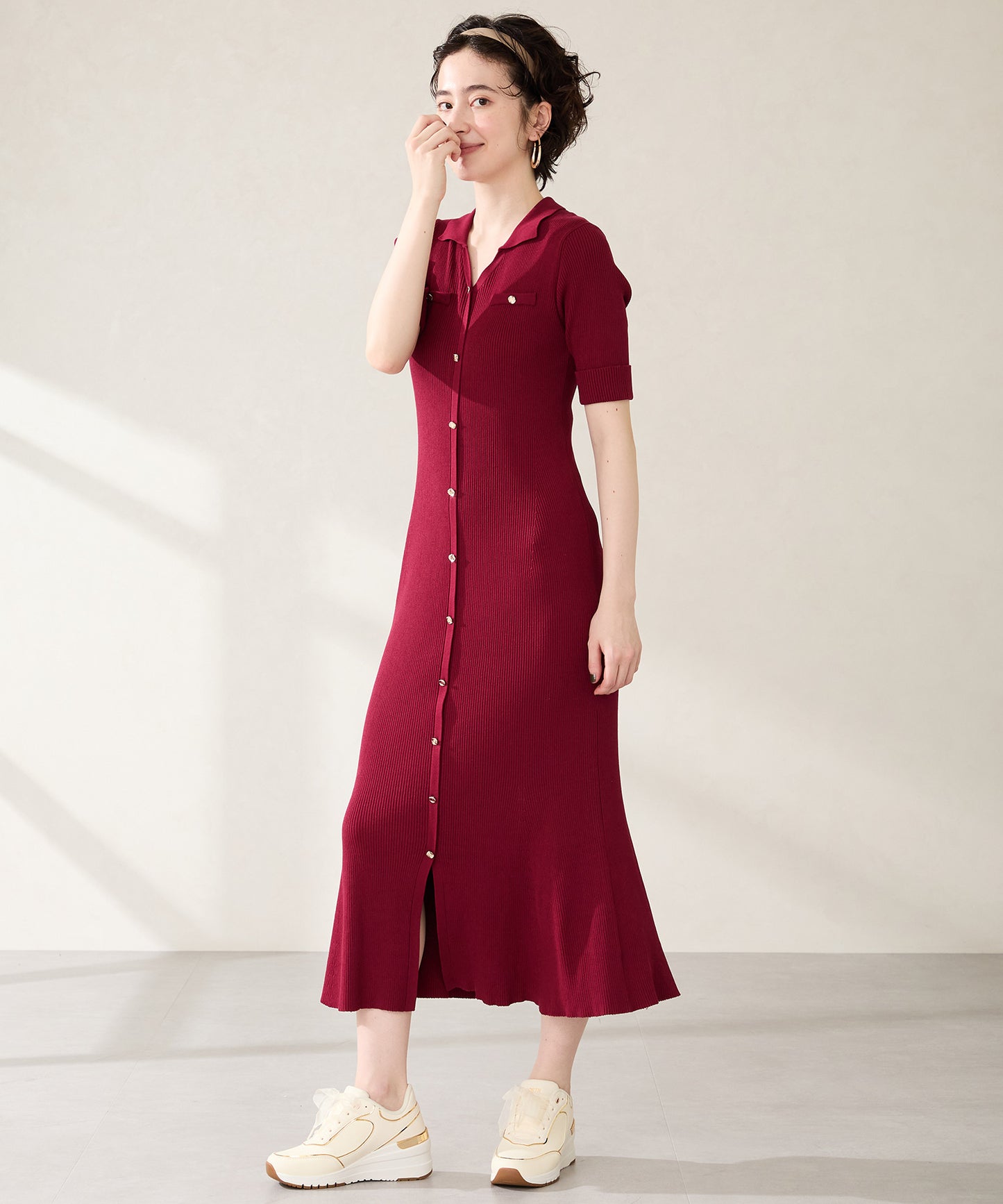 ヒールアップ2wayシューレーススニーカー/OT3775