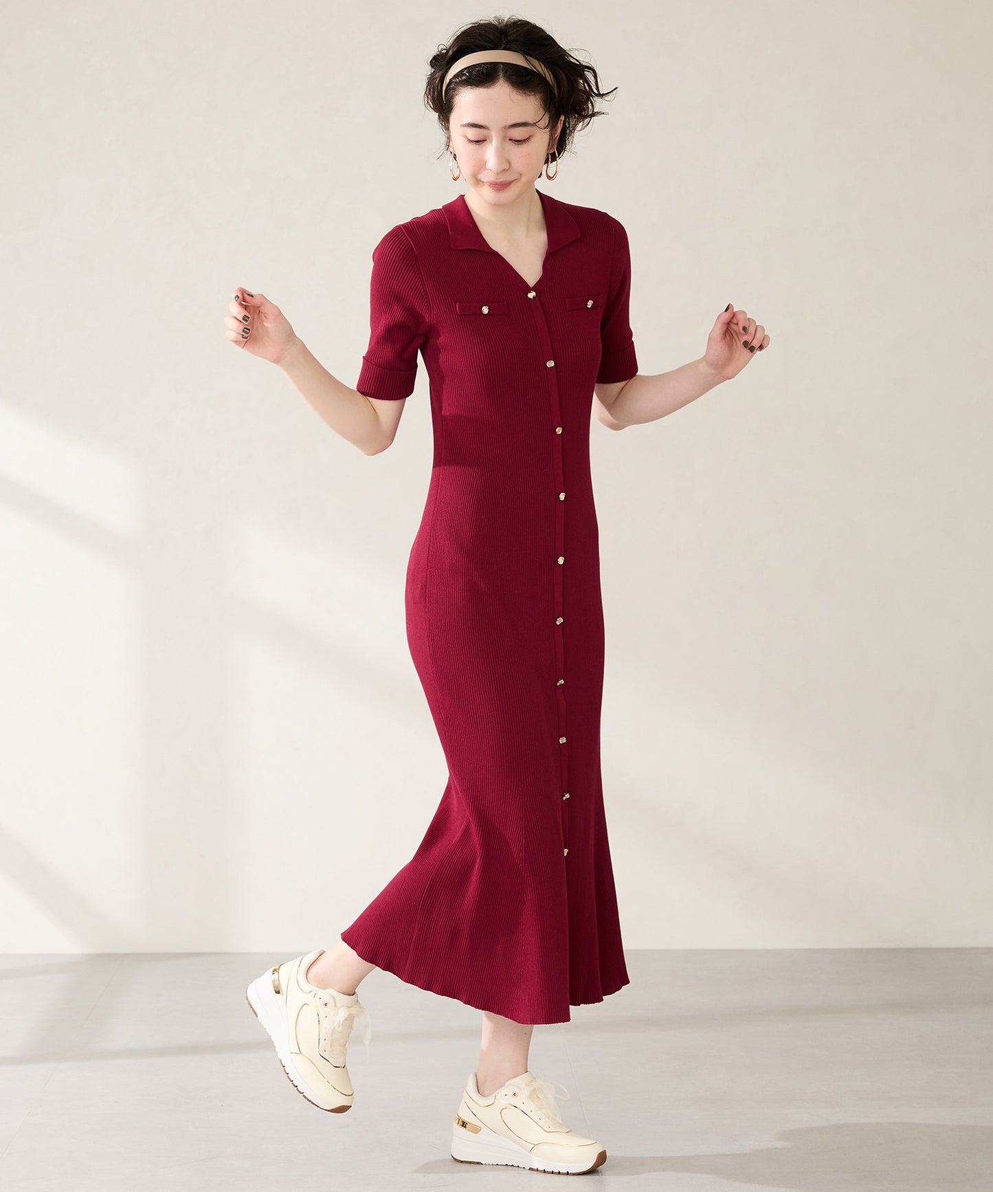 ヒールアップ2wayシューレーススニーカー/OT3775