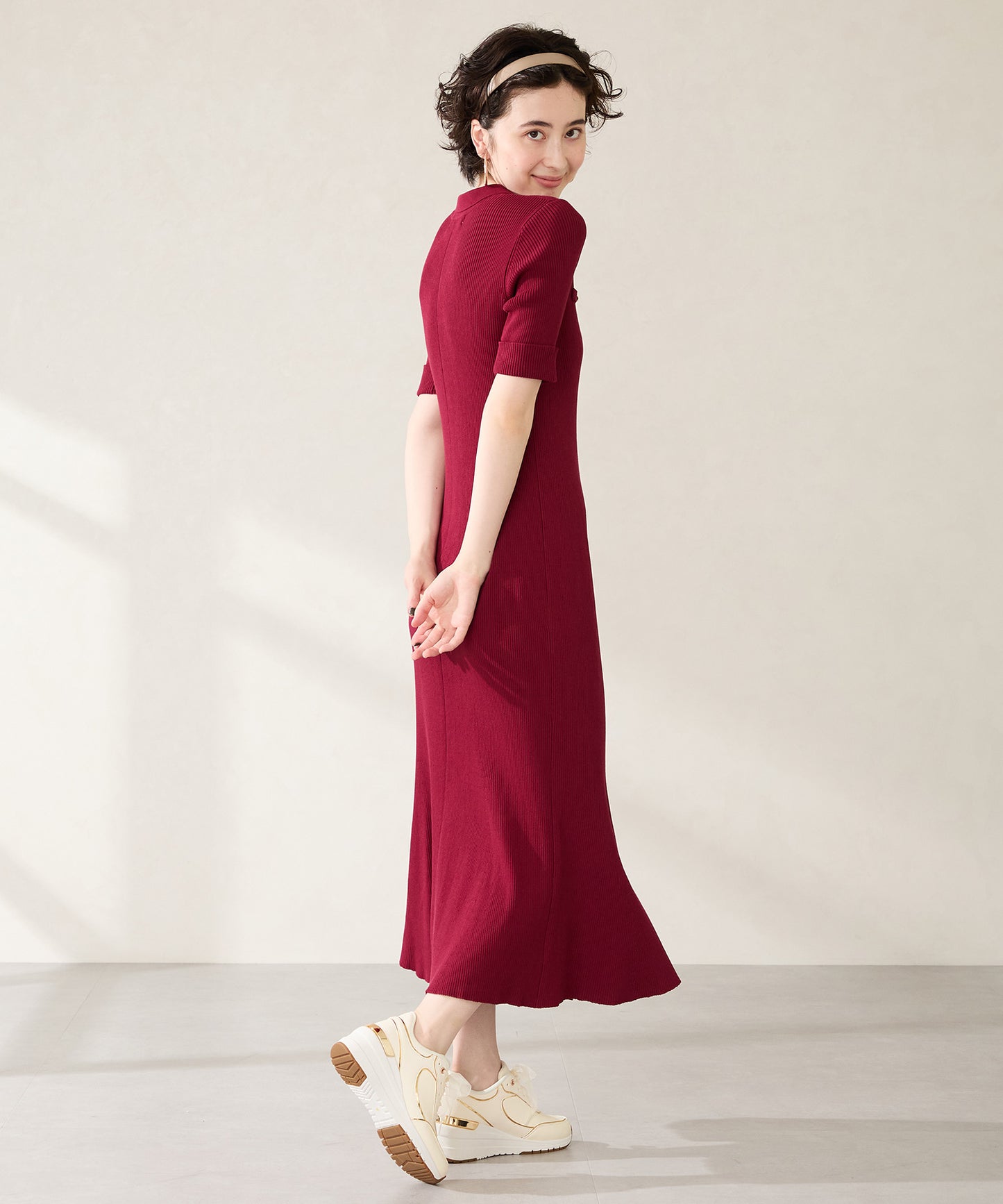 ヒールアップ2wayシューレーススニーカー/OT3775