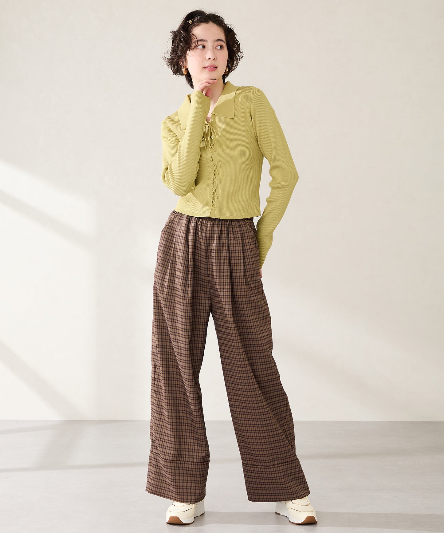 ヒールアップ2wayシューレーススニーカー/OT3775