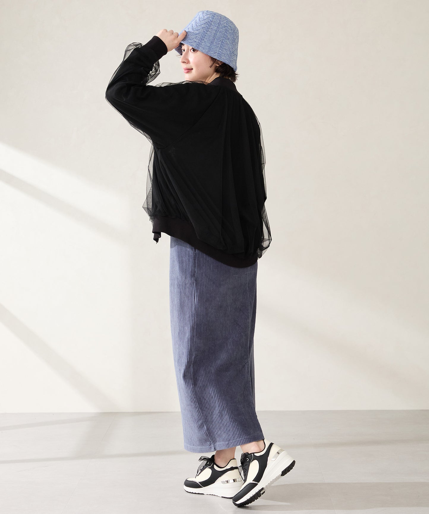 ヒールアップ2wayシューレーススニーカー/OT3775