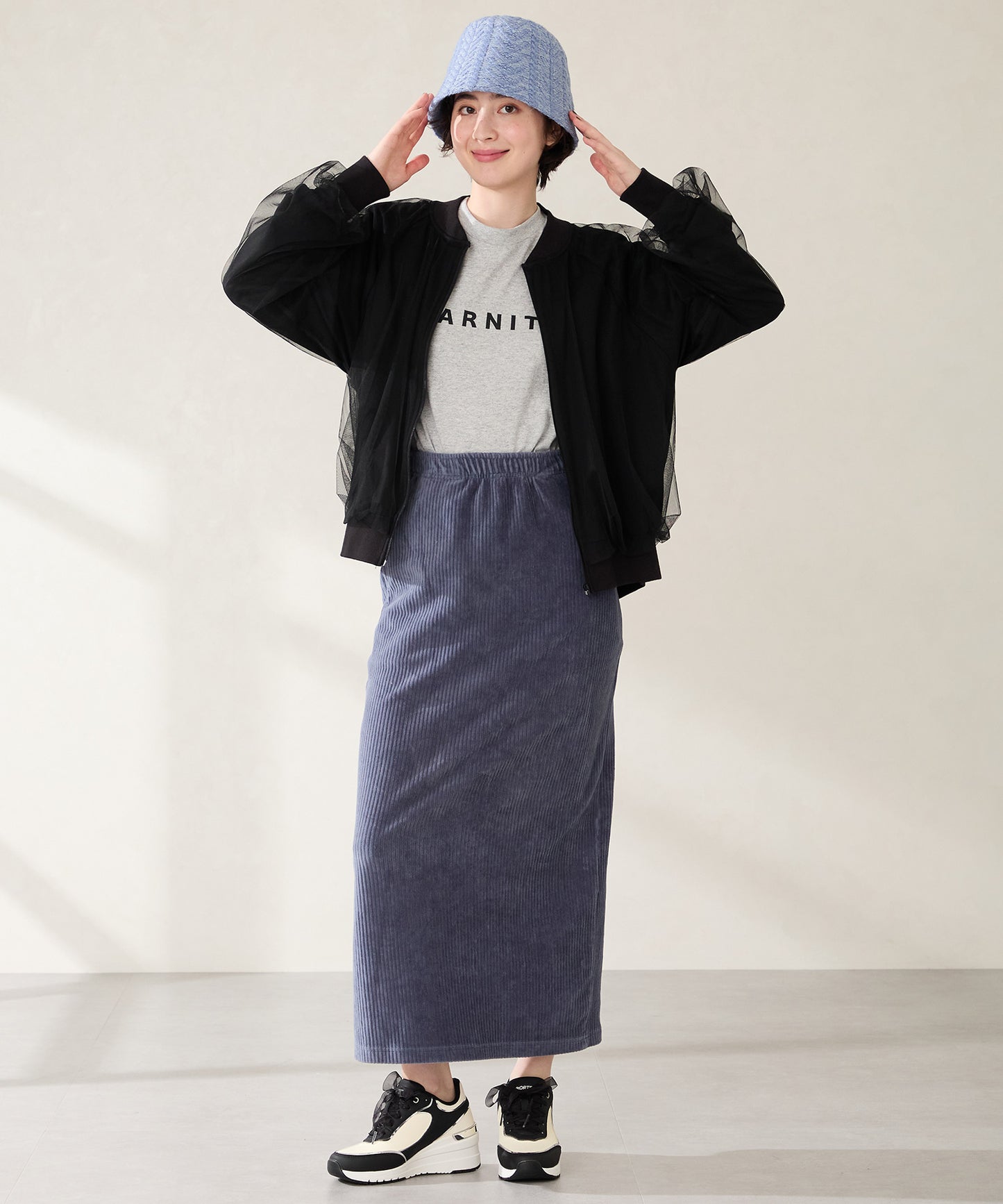 ヒールアップ2wayシューレーススニーカー/OT3775