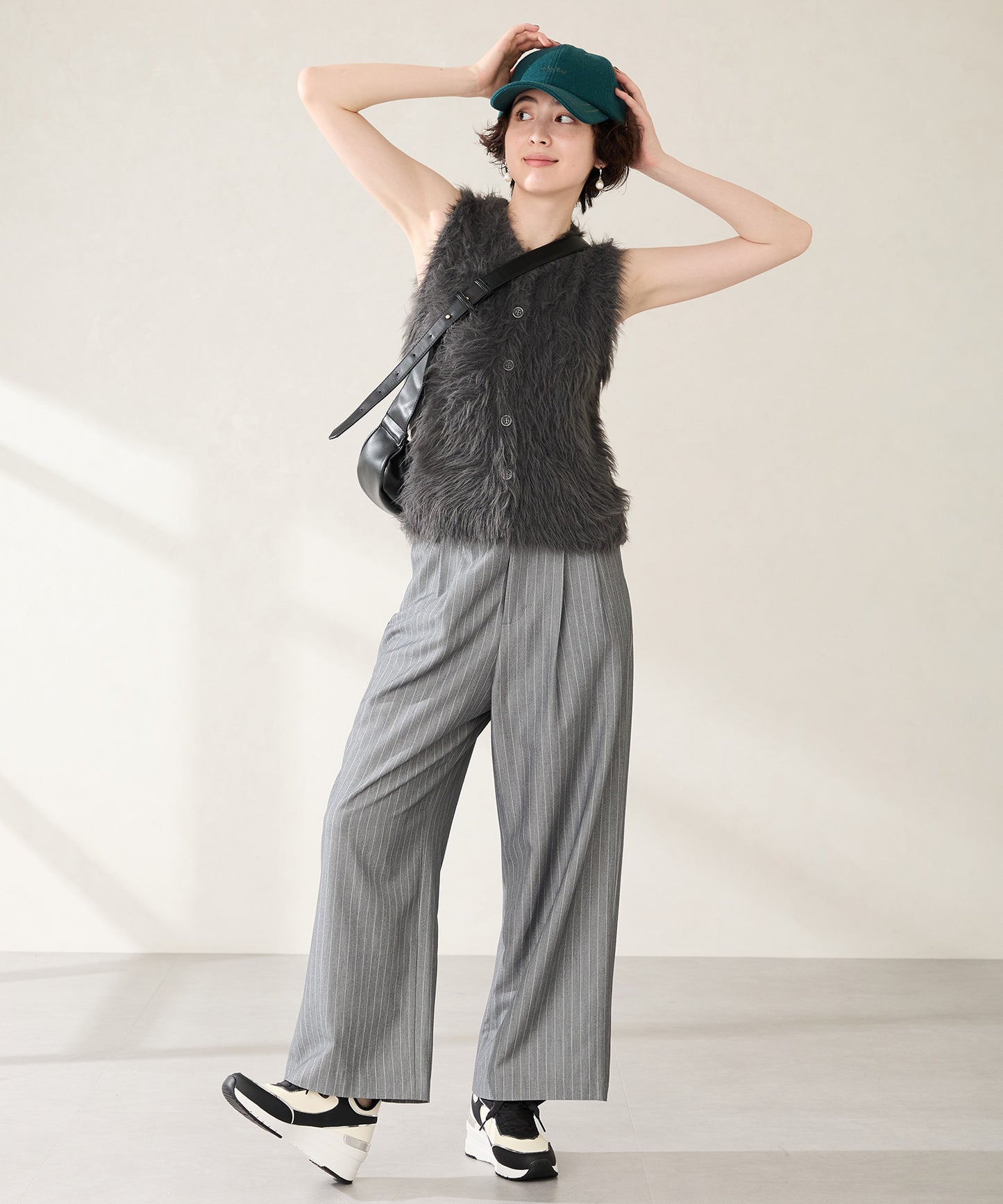 ヒールアップ2wayシューレーススニーカー/OT3775