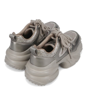 ダブルシューレース厚底スニーカー/OT3776