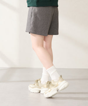 ダブルシューレース厚底スニーカー/OT3776