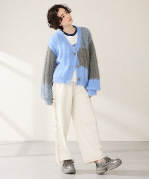 ダブルシューレース厚底スニーカー/OT3776