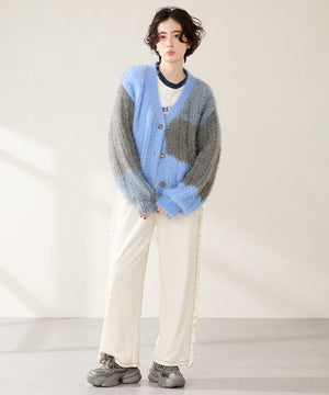 ダブルシューレース厚底スニーカー/OT3776