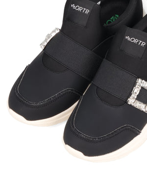 【瞬間フィット】ビジューバックルスニーカー/OT3777