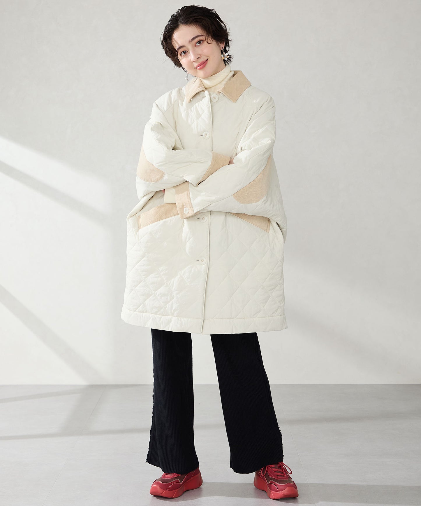 メタリックパーツ配色スニーカー/OT3780