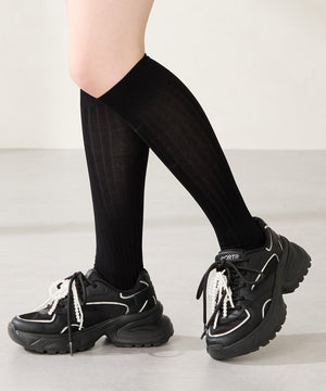 パールリボン付きダッドスニーカー/OT3781