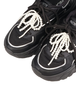 パールリボン付きダッドスニーカー/OT3781