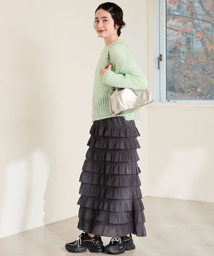 パールリボン付きダッドスニーカー/OT3781