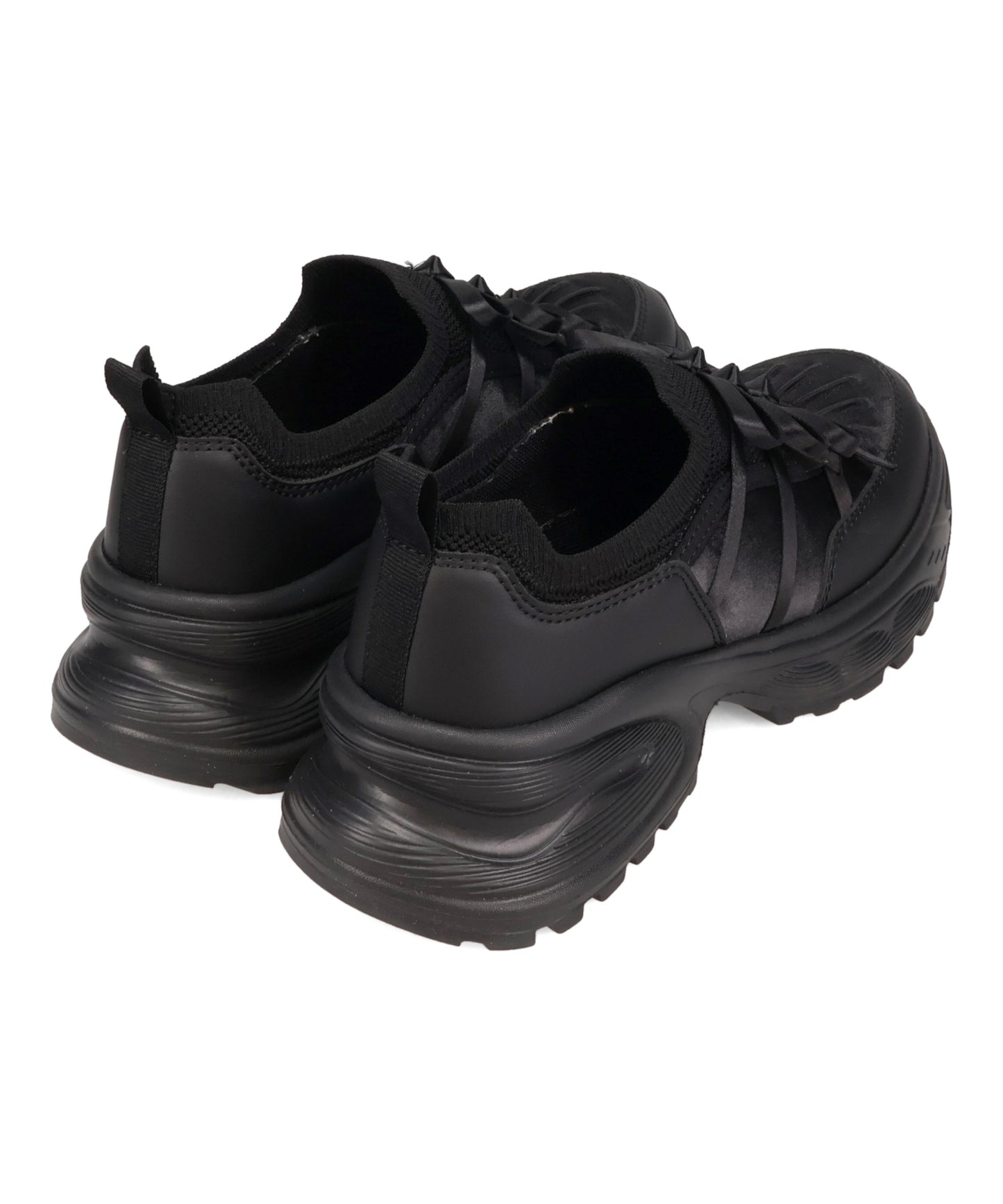 リボンディテールニットスニーカー/OT3787