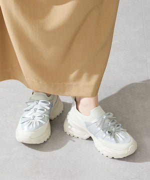 リボンディテールニットスニーカー/OT3787