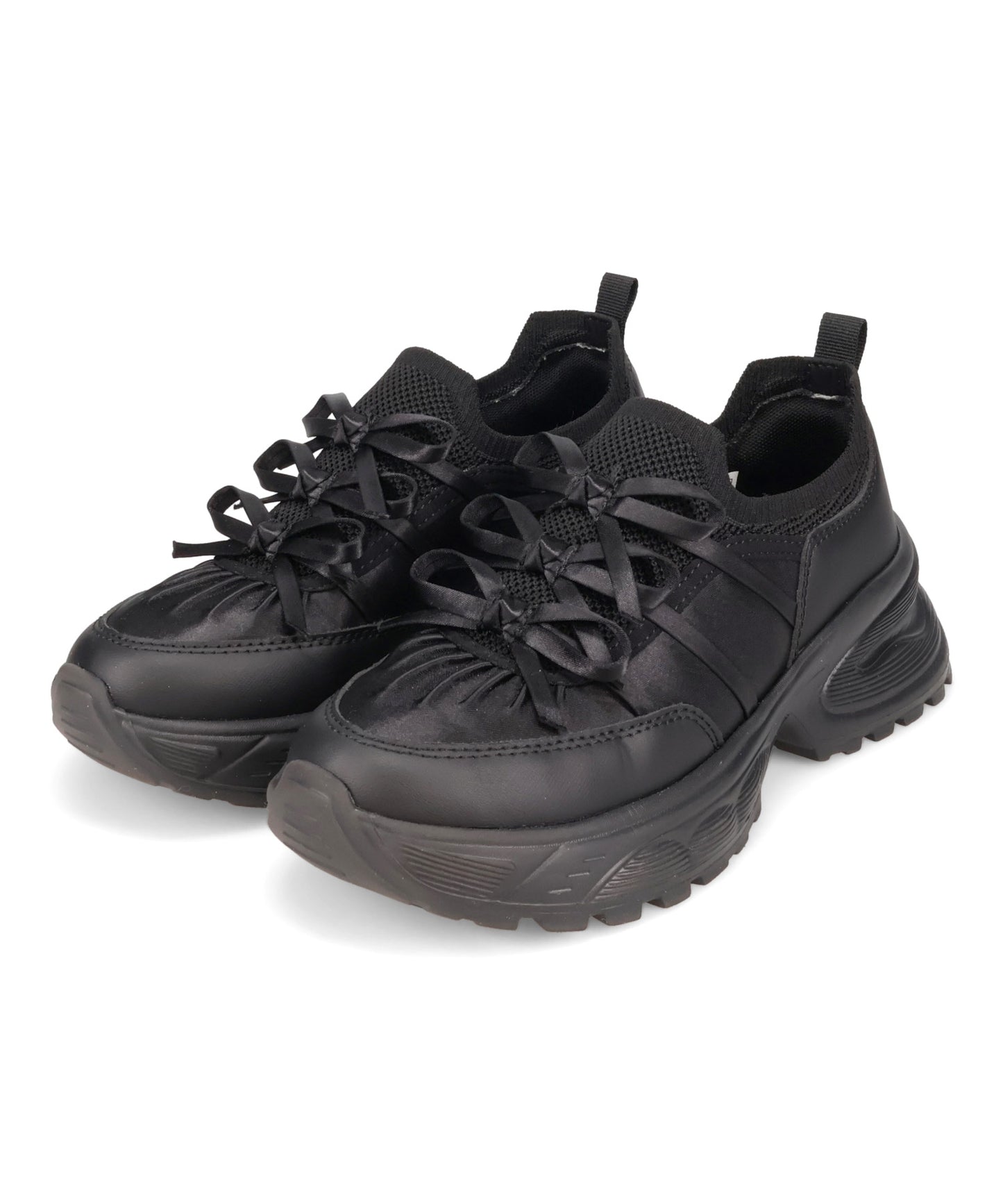 リボンディテールニットスニーカー/OT3787