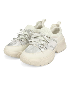 リボンディテールニットスニーカー/OT3787