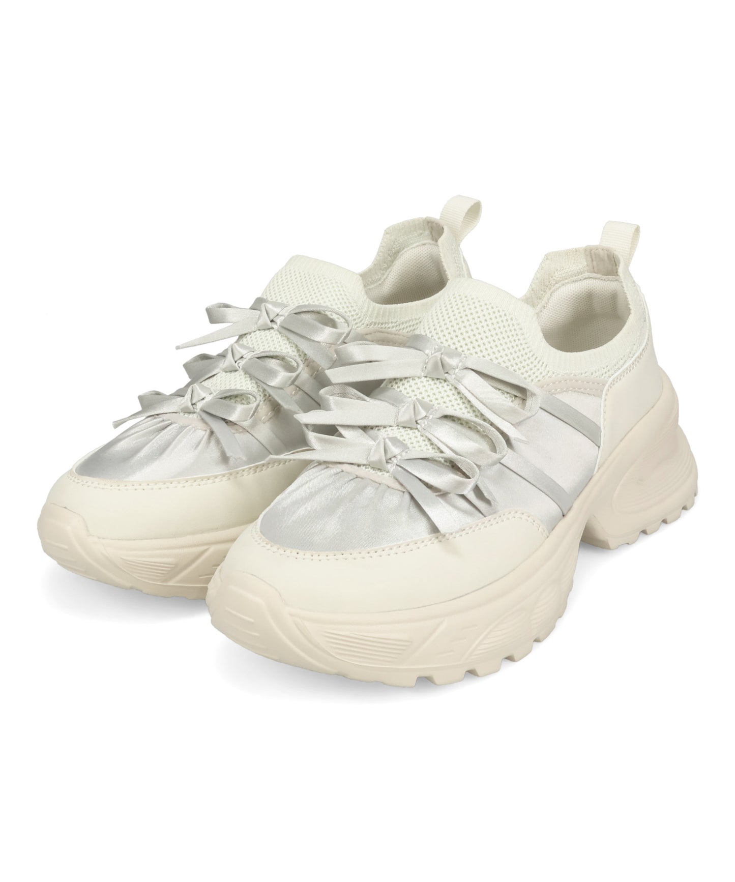 リボンディテールニットスニーカー/OT3787