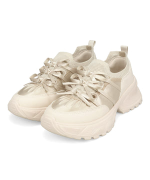 リボンディテールニットスニーカー/OT3787