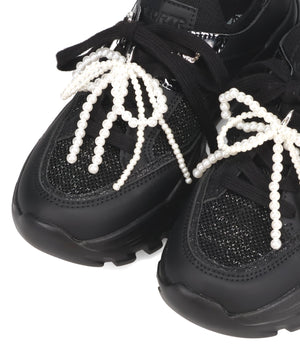 【WEB先行予約/3月上旬発売予定】2wayリボンモチーフニットスニーカー/OT3797