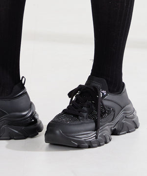 【WEB先行予約/3月上旬発売予定】2wayリボンモチーフニットスニーカー/OT3797