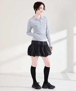 【WEB先行予約/3月上旬発売予定】2wayリボンモチーフニットスニーカー/OT3797