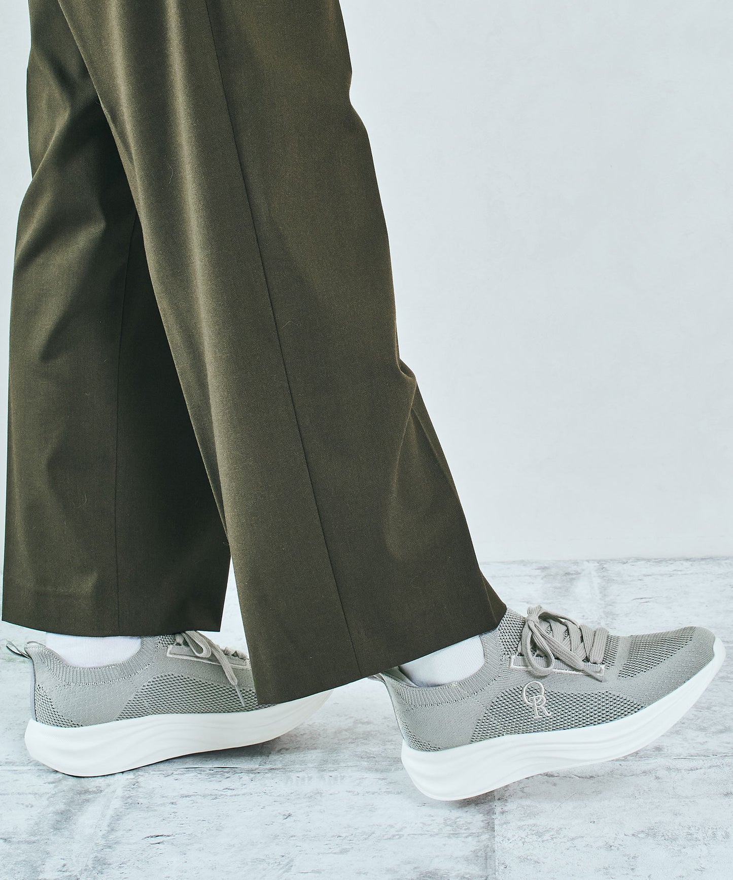 【MEN'S/瞬間フィット】ウエーブソールニットスニーカー/OT5704