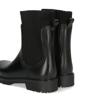 切替ニットレインブーツ/R-0017