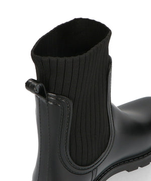 切替ニットレインブーツ/R-0017