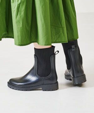 切替ニットレインブーツ/R-0017