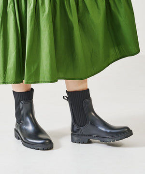 切替ニットレインブーツ/R-0017