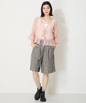 アンクル丈サイドゴア厚底レインブーツ/R-0023