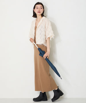 アンクル丈サイドゴア厚底レインブーツ/R-0023