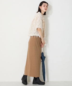 アンクル丈サイドゴア厚底レインブーツ/R-0023