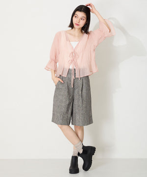 アンクル丈サイドゴア厚底レインブーツ/R-0023