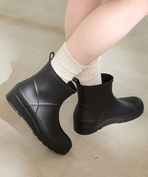 【WEB限定】ウエッジソールレインブーツ/R-0024