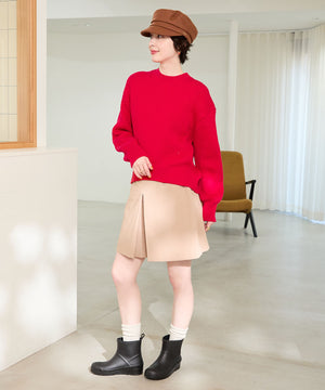 【WEB限定】ウエッジソールレインブーツ/R-0024