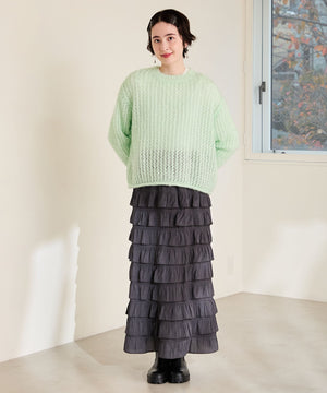 【WEB限定】ミドル丈サイドゴアレインブーツ/R-0025