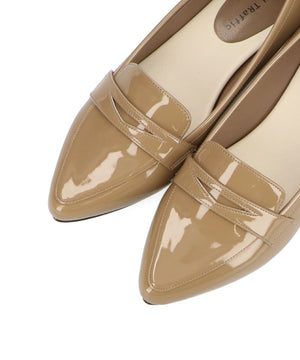 ポインテッドトゥレインパンプス/R-1016