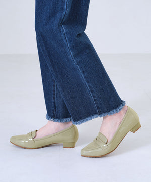 ポインテッドトゥレインパンプス/R-1016