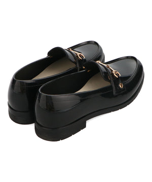 ビットモチーフPVCレインローファー/R-1021