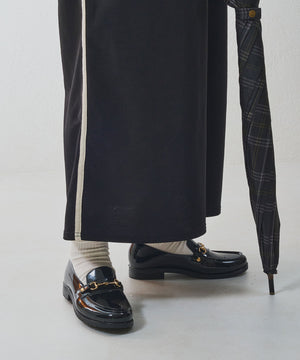 【新色追加】ビットモチーフPVCレインローファー/R-1021