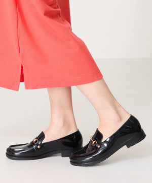 ビットモチーフPVCレインローファー/R-1021