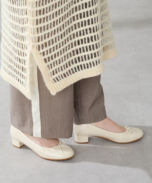 ラウンドトゥヒールレインパンプス/R-1023