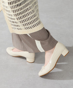 ラウンドトゥヒールレインパンプス/R-1023