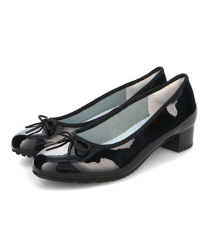 ラウンドトゥヒールレインパンプス/R-1023